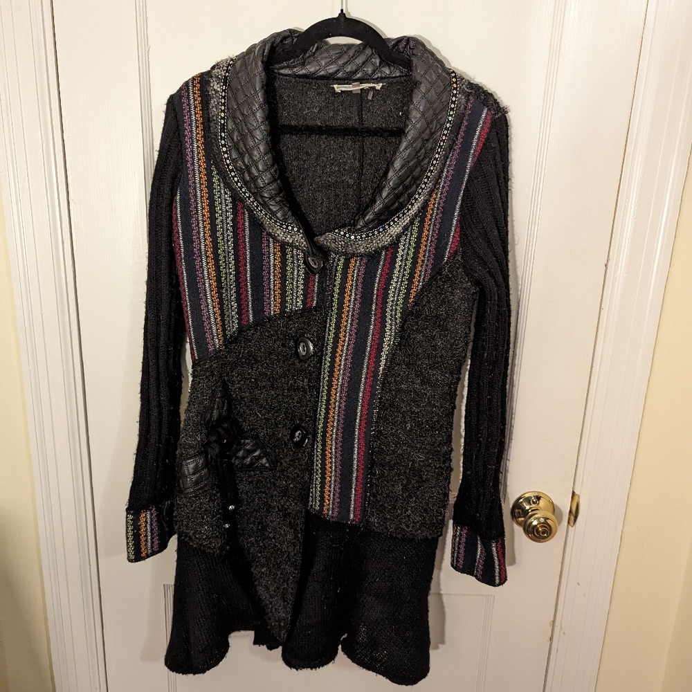 Liquid by Sioni alternative dark fairy cardigan sweater
